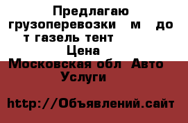 Предлагаю грузоперевозки 10м3  до 1.5т газель тент 3000×2000×1500 › Цена ­ 700 - Московская обл. Авто » Услуги   